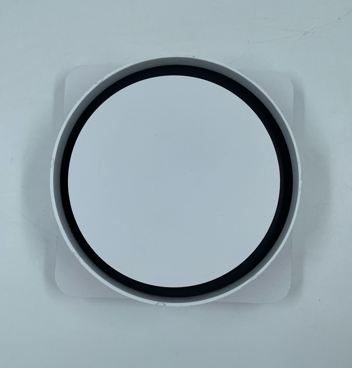 Теневой диффузор для натяжного потолка FoZa d125мм с вентилятором на шарикоподшипнике с выходом на трубу 60х120мм